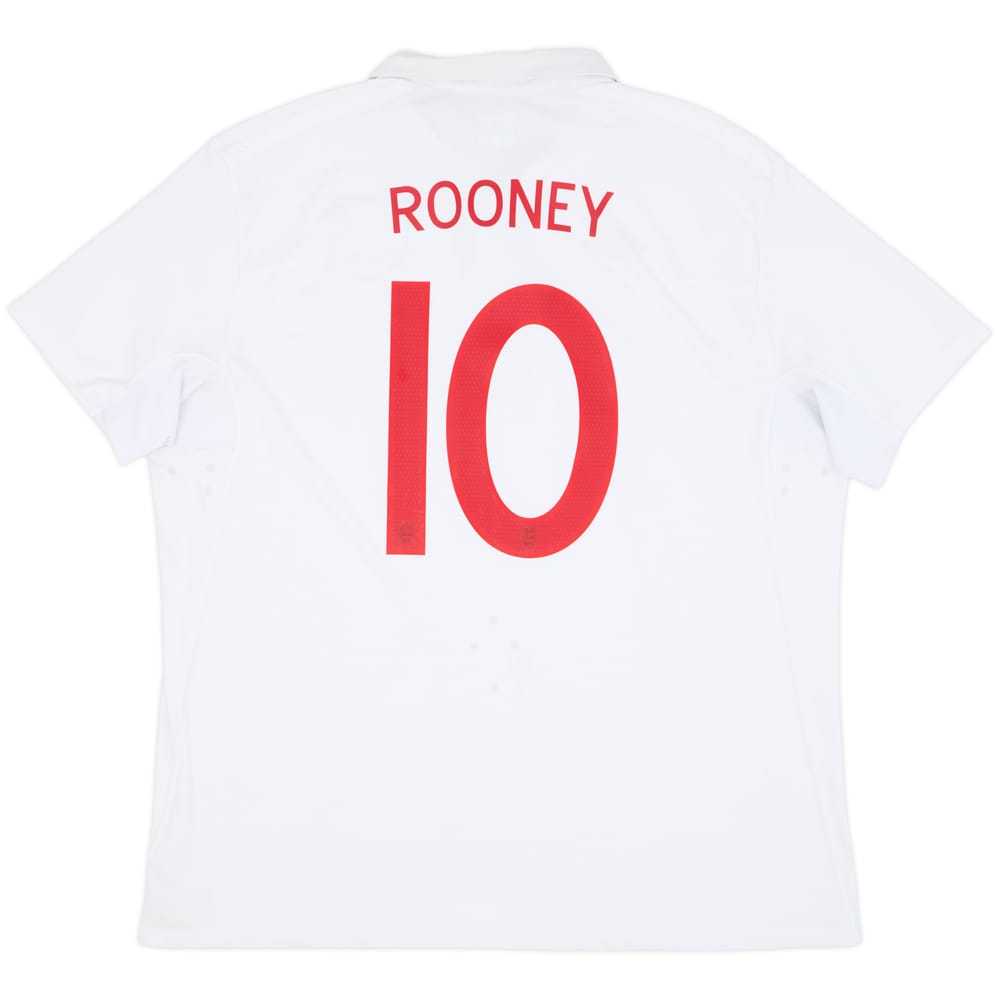 2009-10 England Home Shirt Rooney #10 - 6/10 - (3XL)