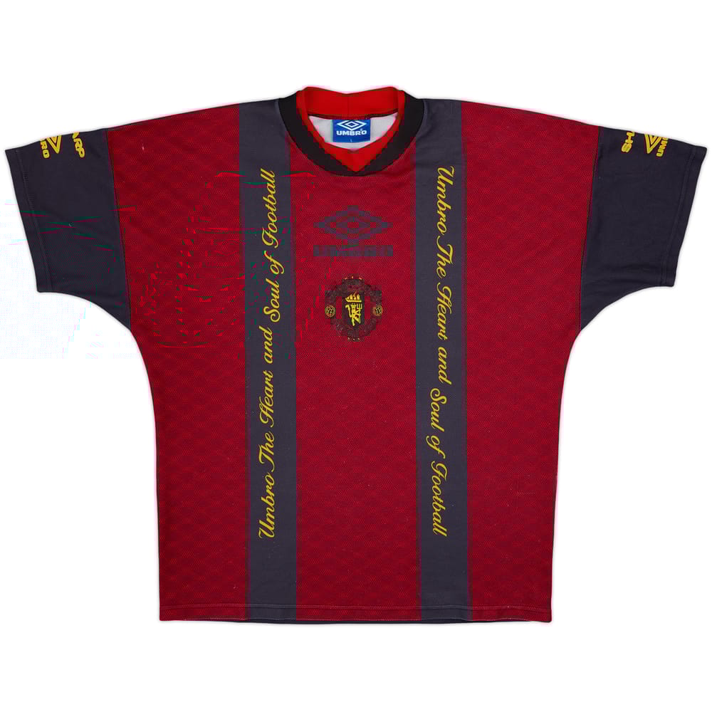 1994-95 Manchester United Umbro Training Shirt - 7/10 - (L)