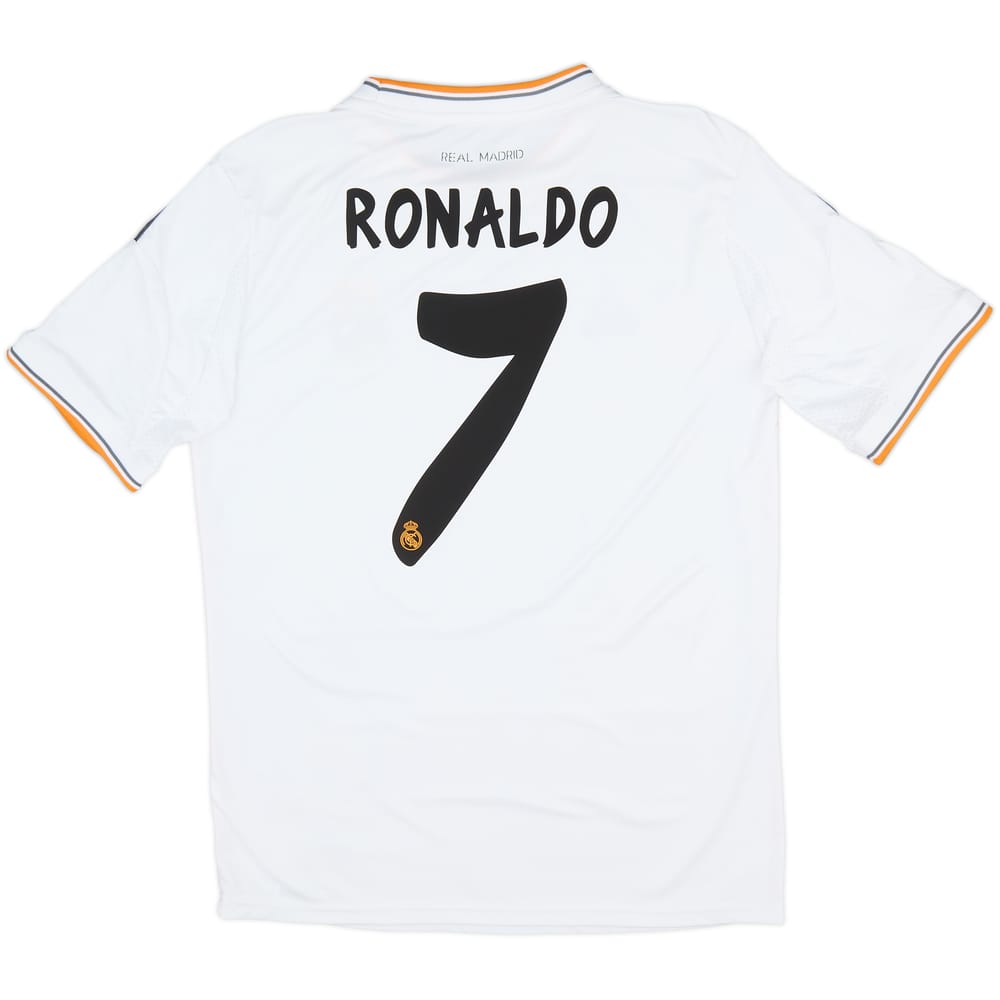 2013-14 Real Madrid Home Shirt Ronaldo #7 - 7/10 - (XL)