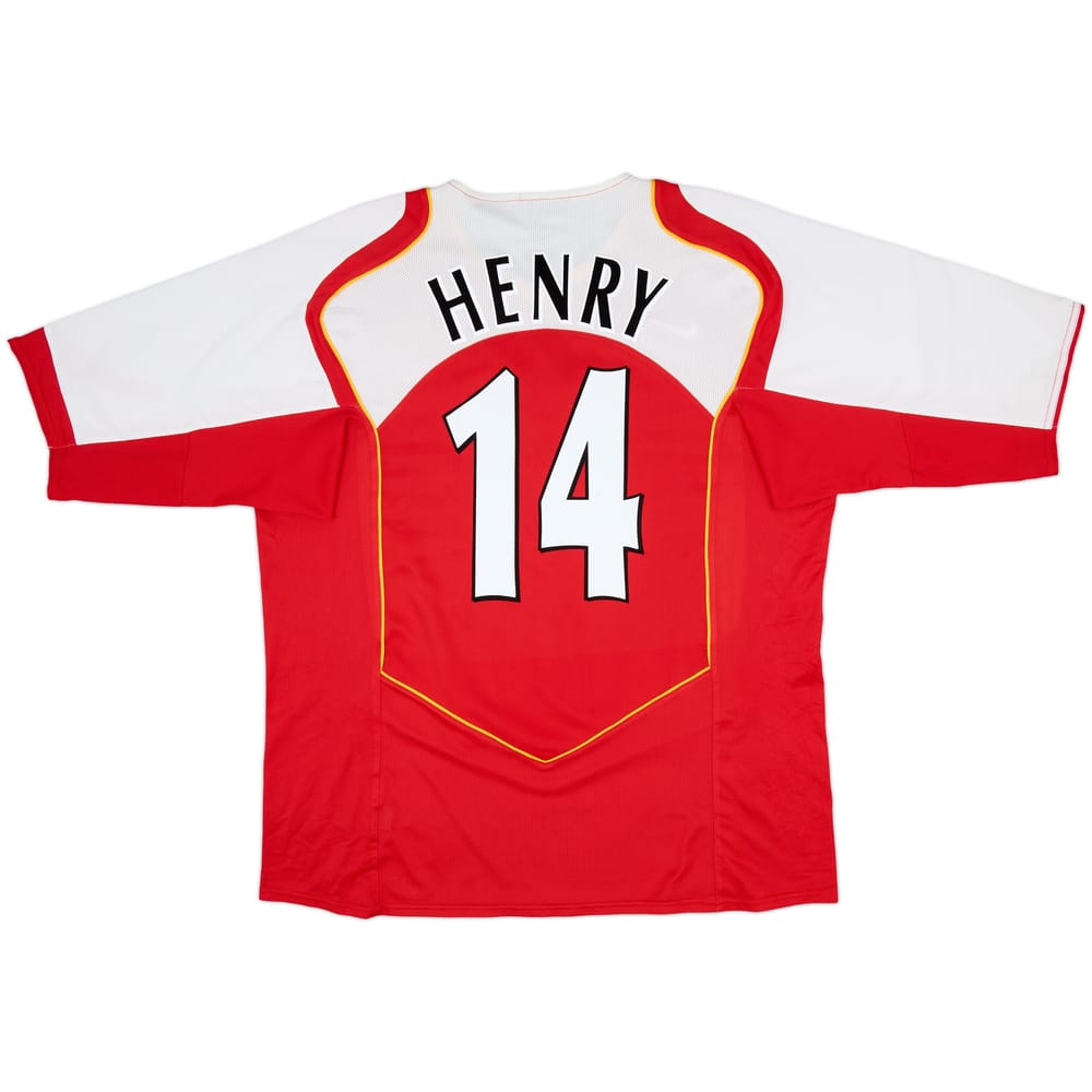 2004-05 Arsenal Home Shirt Henry #14 - 7/10 - (XXL)