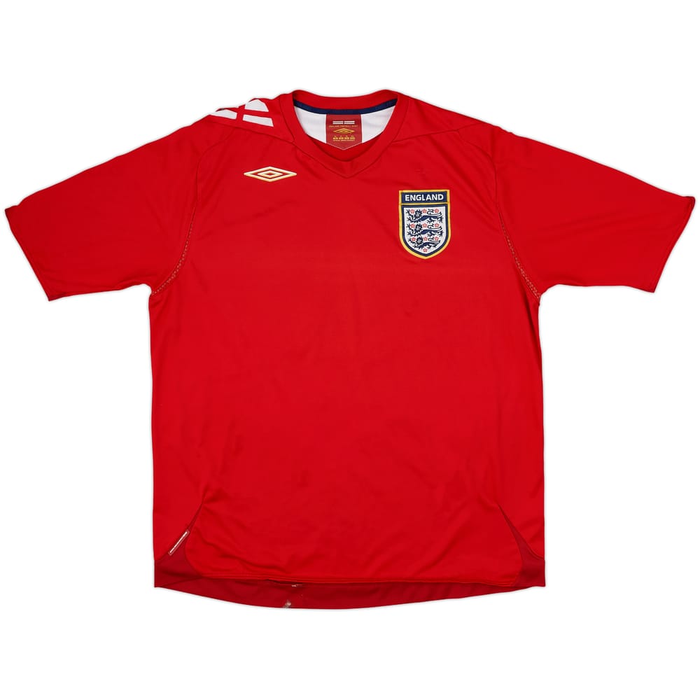 2006-08 England Away Shirt - 5/10 - (XL)