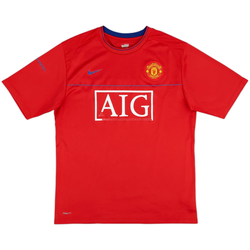 2008-09 Manchester United Nike Training Shirt - 4/10 - (L)