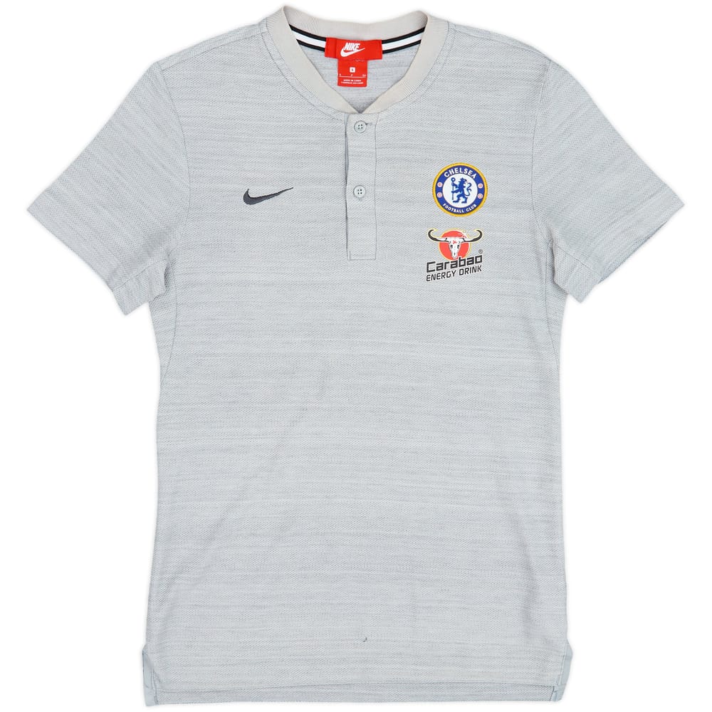 2018-19 Chelsea adidas Polo Shirt - 7/10 - (S)