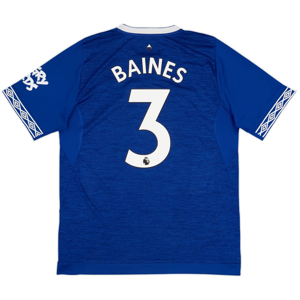 2018-19 Everton Home Shirt Baines #3 - 5/10 - (M)