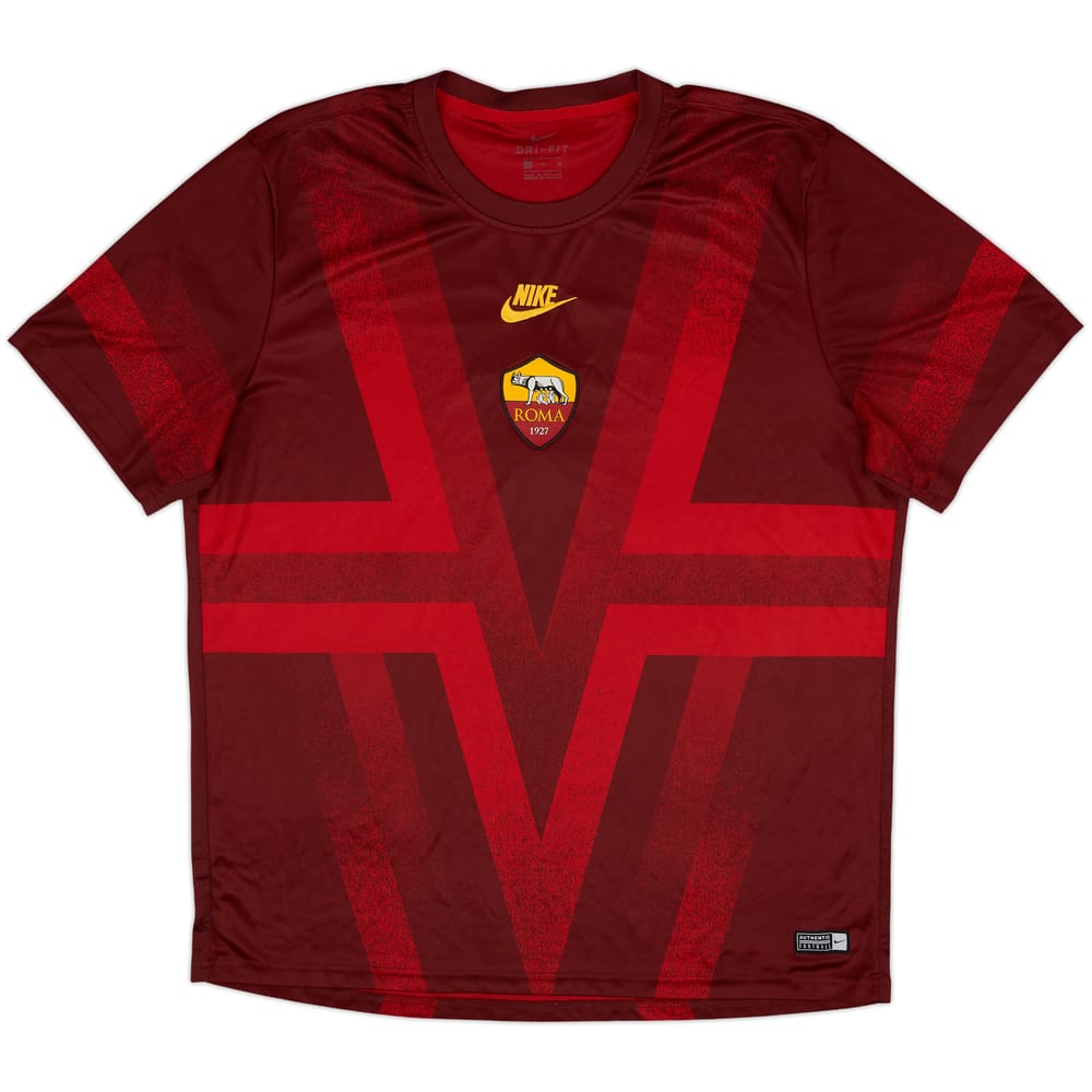 2019-20 Roma Nike Training Shirt - 8/10 - (XL)