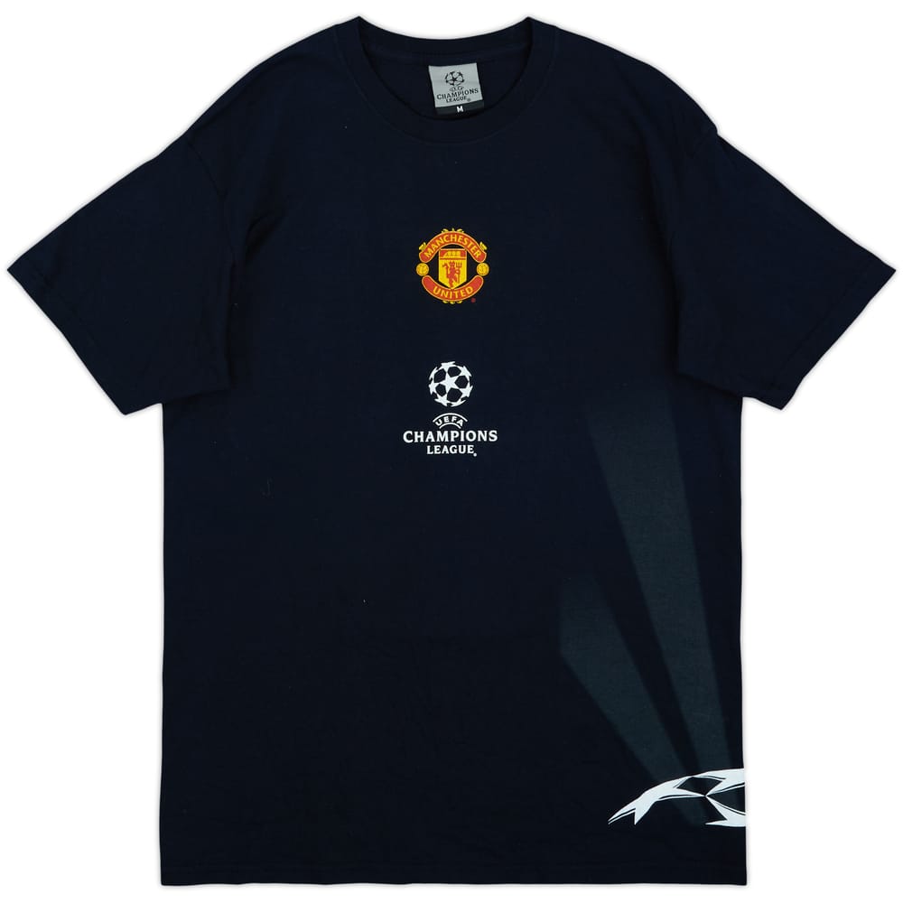 2008-09 Manchester United CL Cotton Tee - 8/10 - (M)