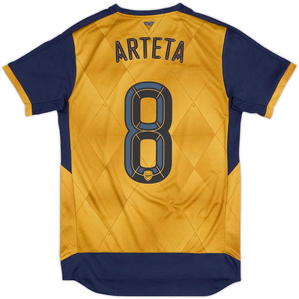 2015-16 Arsenal Camiseta de visitante Arteta #8 - 8/10 - (S)