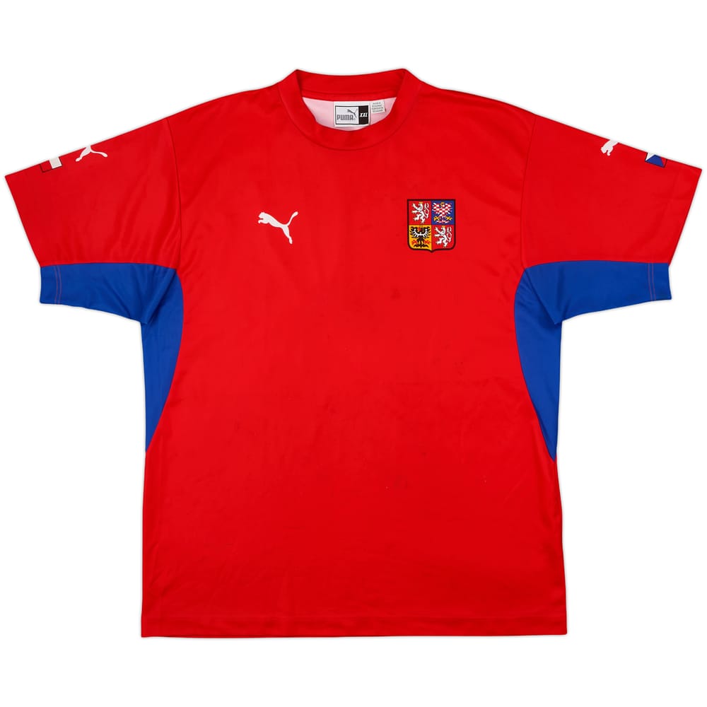 2002-04 Czech Republic Basic Home Shirt - 6/10 - (XXL)
