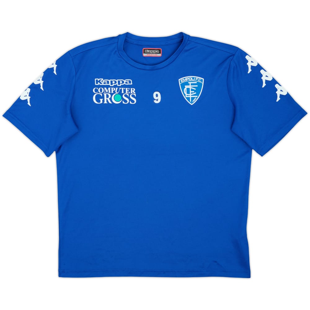 2018-19 Empoli Player Issue Kappa Training Shirt #9 - 8/10 - (M)