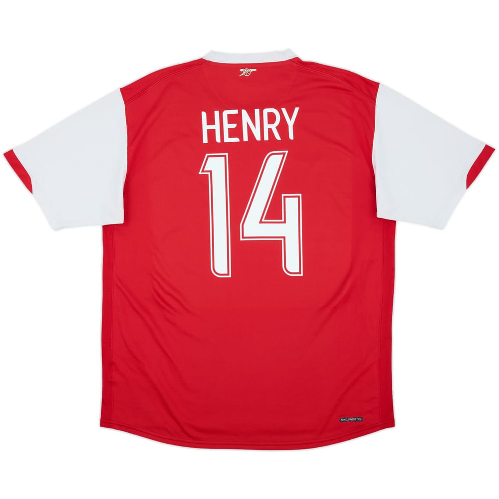 2006-08 Arsenal Home Shirt Henry #14 - 5/10 - (XL)