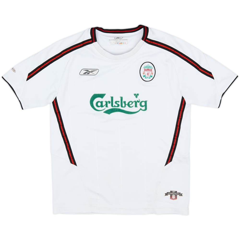 2003-04 Liverpool Away Shirt - 7/10 - (M.Boys)