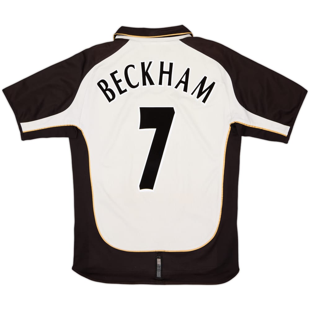 2001-02 Manchester United Centenary Away/Third Shirt Beckham #7 - 5/10 - (L)