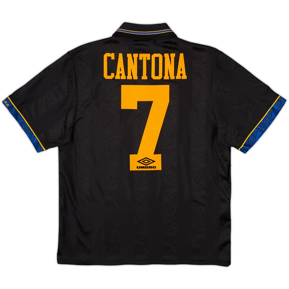 1993-95 Manchester United Away Shirt Cantona #7 - 8/10 - (M)