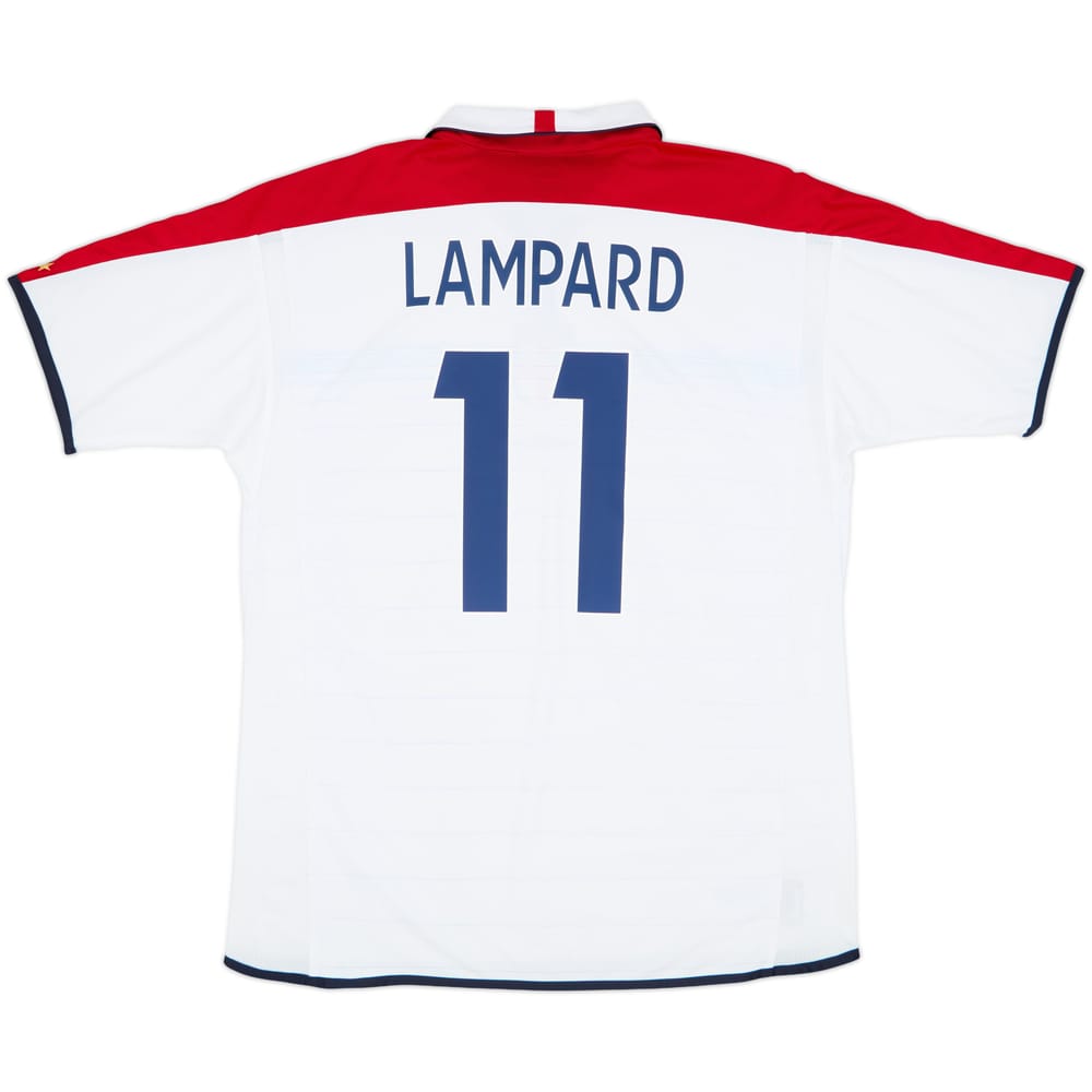 2003-05 England Home Shirt Lampard #11 - 5/10 - (XL)