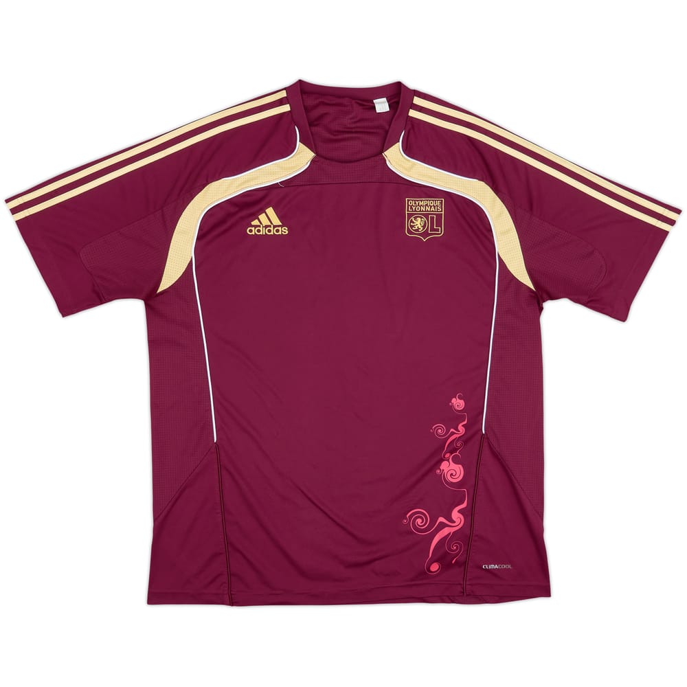 2010-11 Olmpique Lyon adidas Training Shirt - 8/10 - (L)