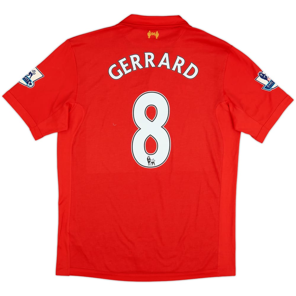 2012-13 Liverpool Camiseta Local Gerrard #8 - 6/10 - (L)