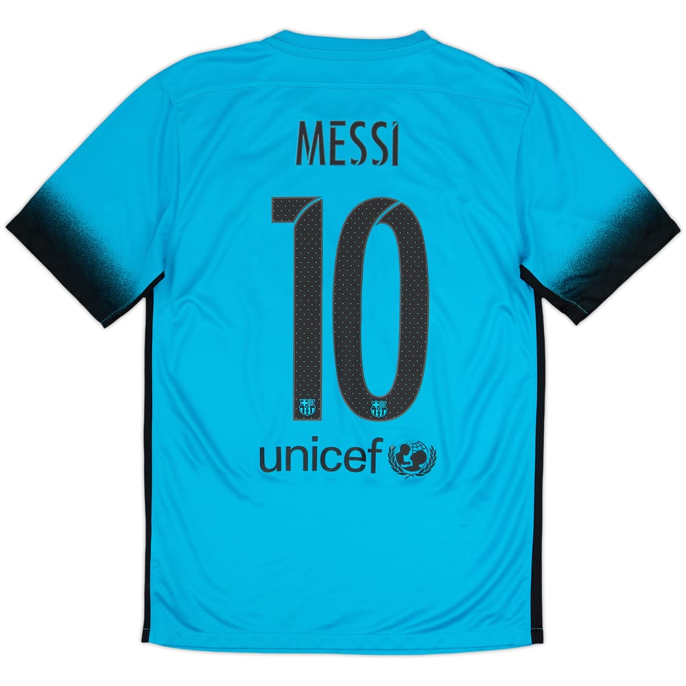 Camiseta de la tercera equipación del Barcelona 2015-16 Messi #10 - 6/10 - (S)