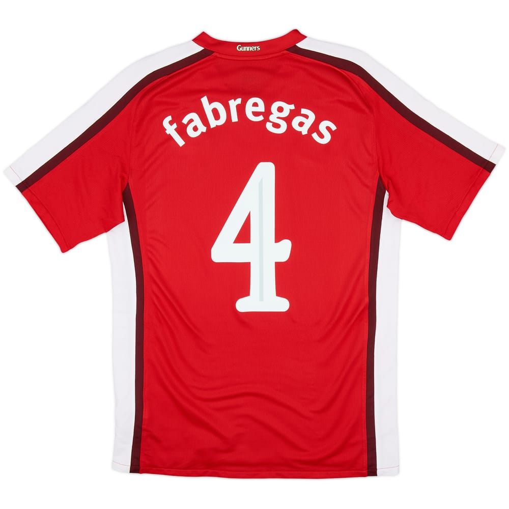 2008-10 Arsenal Camiseta de local Fabregas #4 - 6/10 - (S)