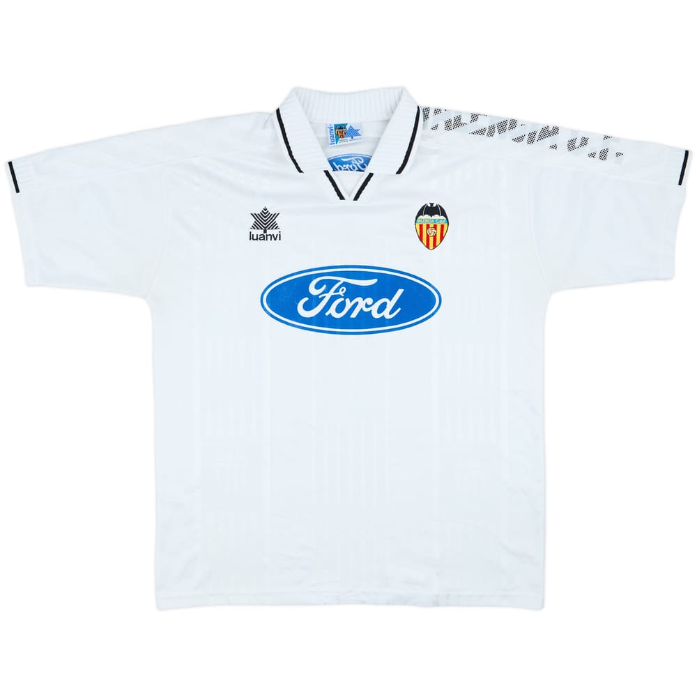 1995-96 Valencia Camiseta de Local - 8/10 - (L)