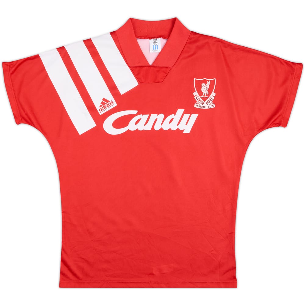 1991-92 Camiseta Local de Liverpool - 8/10 - (S)