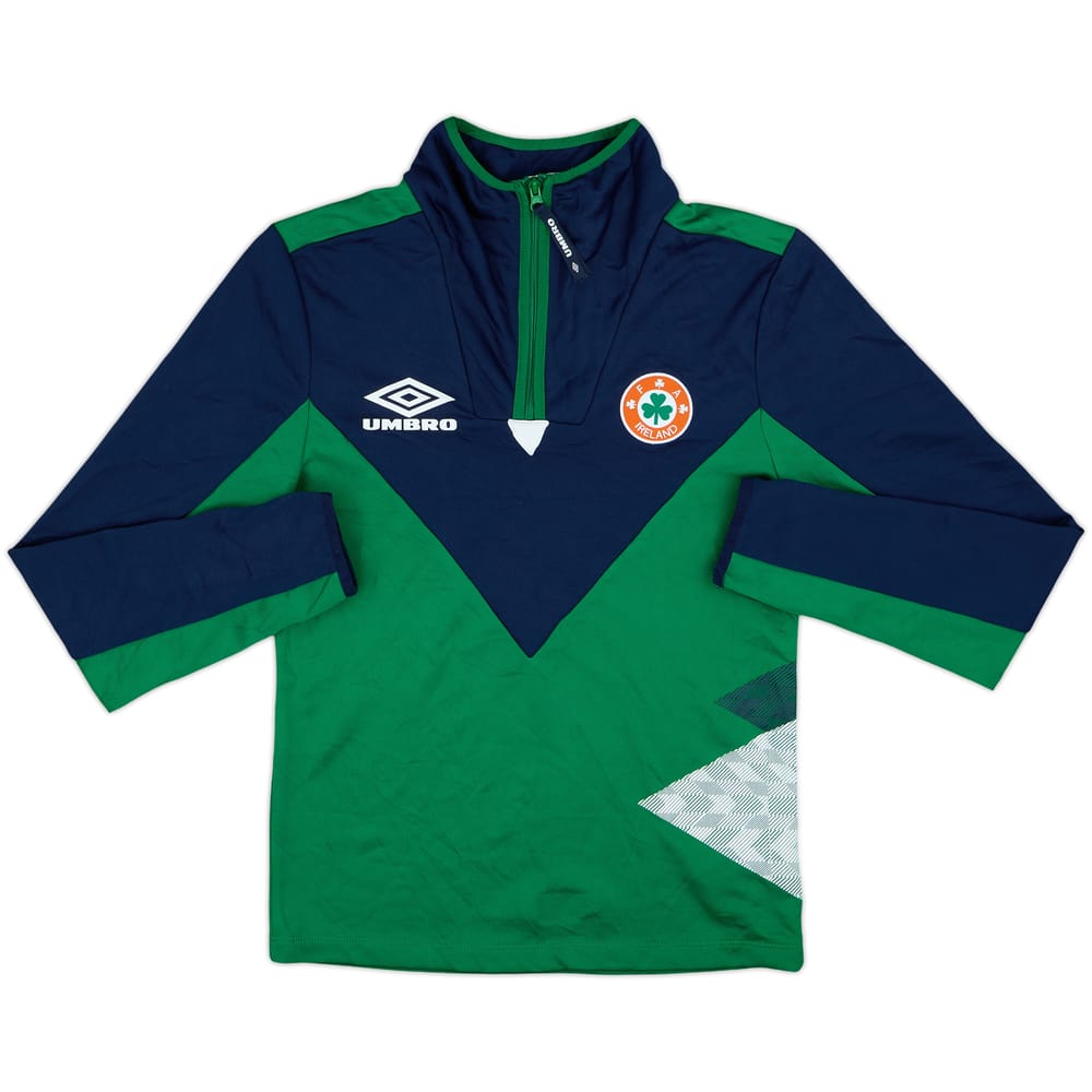 2021-22 Ireland Umbro 1/4 Zip Drill Top - 9/10 - (S)