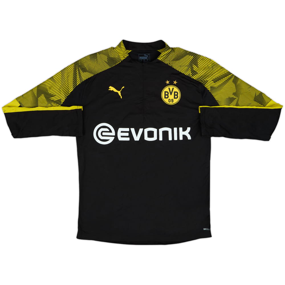 Top de entrenamiento con cremallera de un cuarto Puma del Borussia Dortmund 2019-20 - 7/10 - (M)