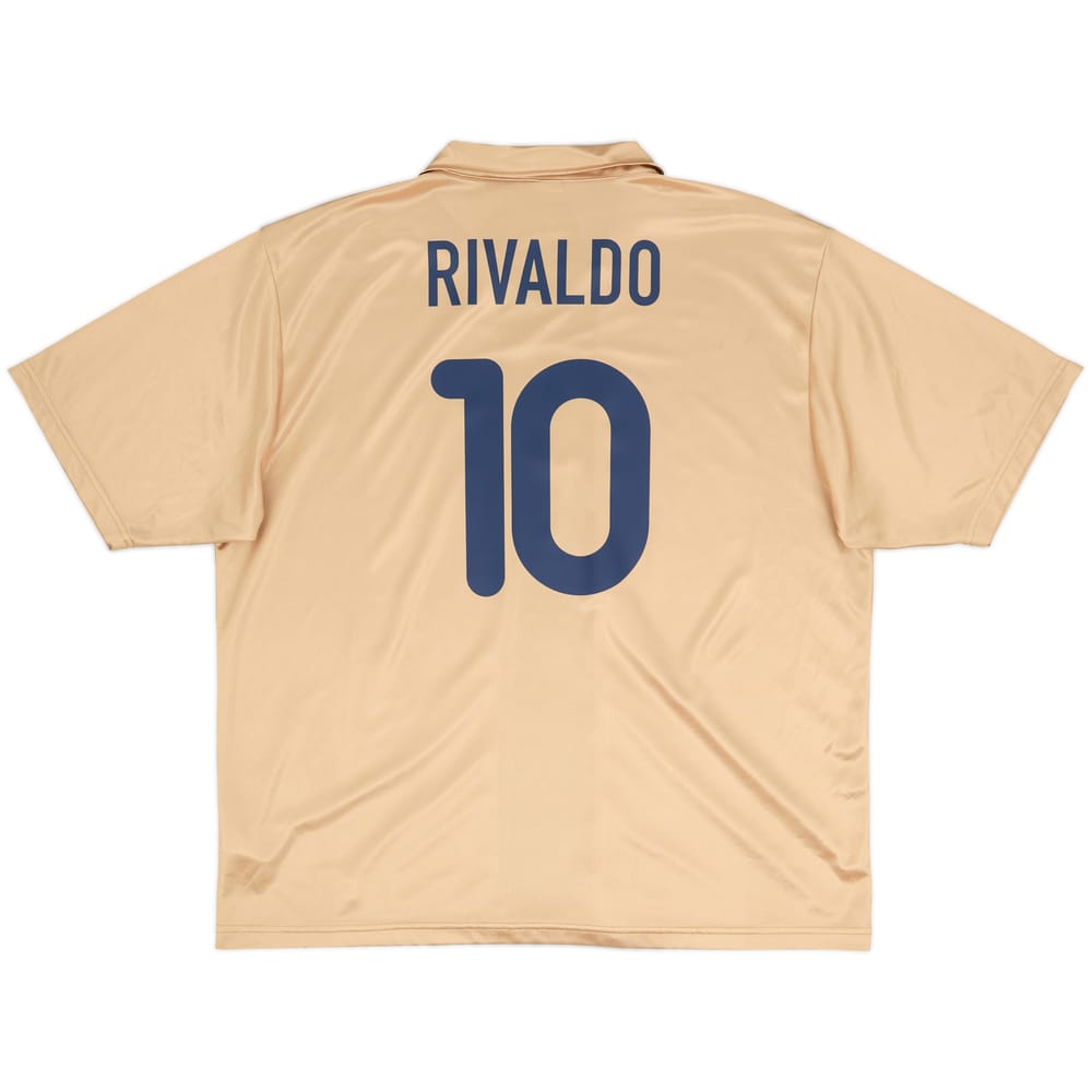 2001-03 Barcelona Basic Away Shirt Rivaldo #10 - 8/10 - (XL)