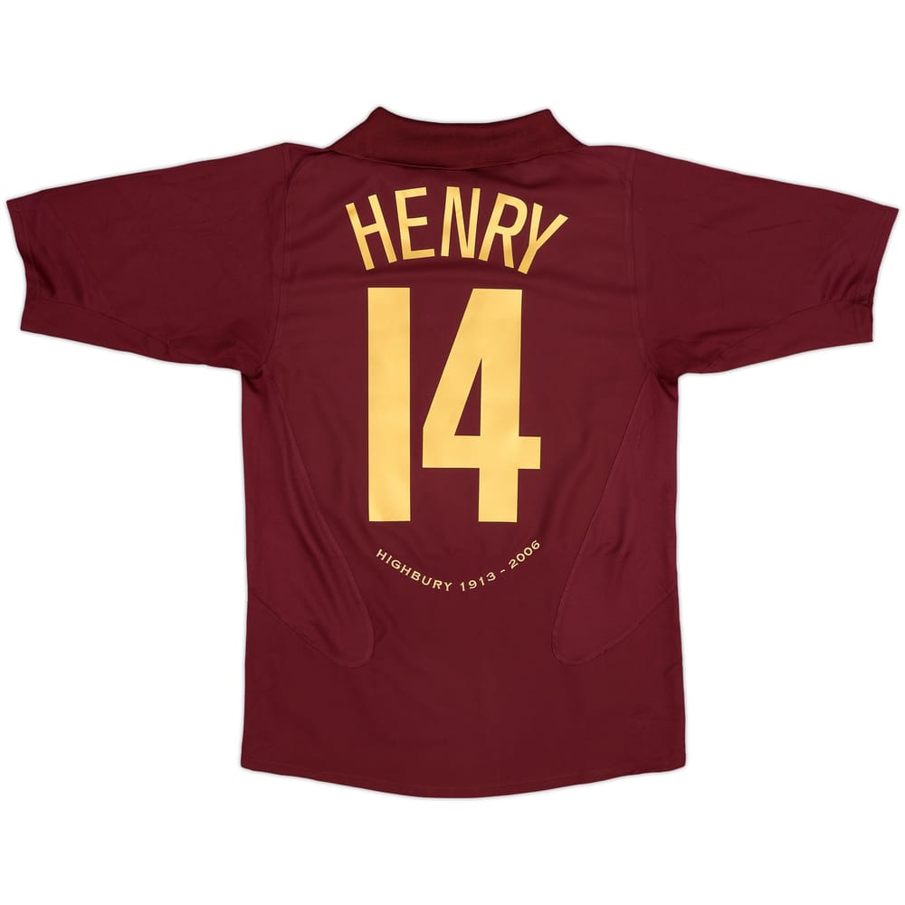 2005-06 Arsenal Home Shirt Henry #14 - 9/10 - (S)