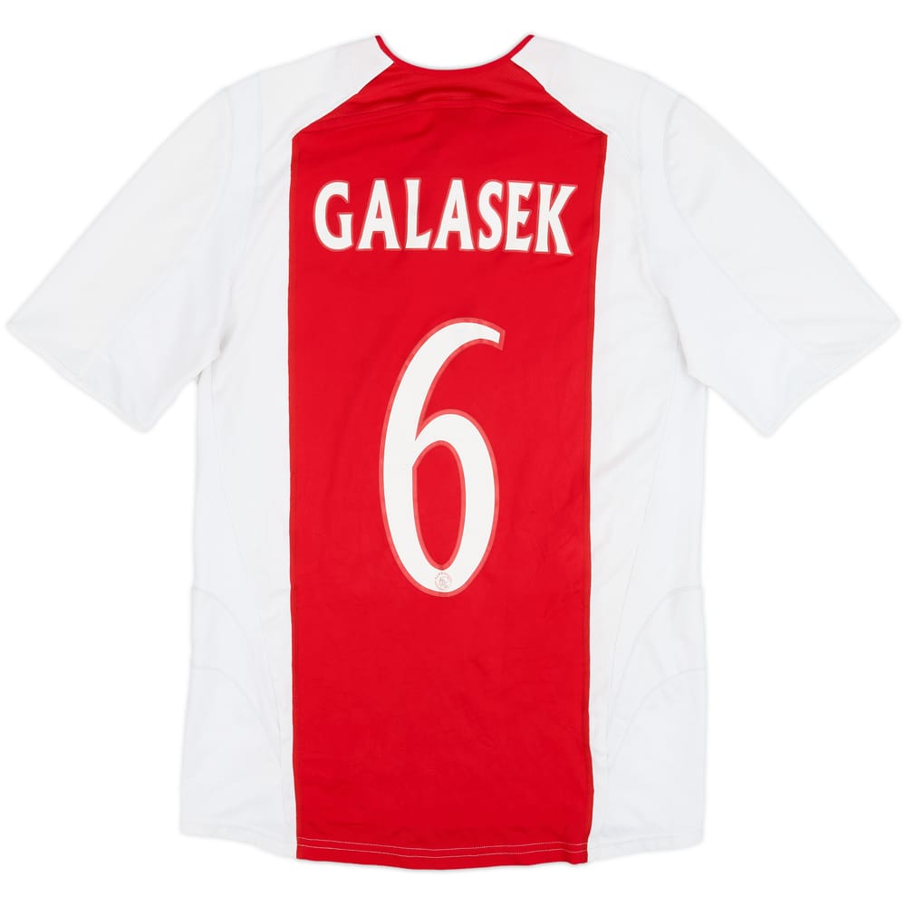 2005-06 Ajax Home Shirt Galasek #6 - 6/10 - (S)
