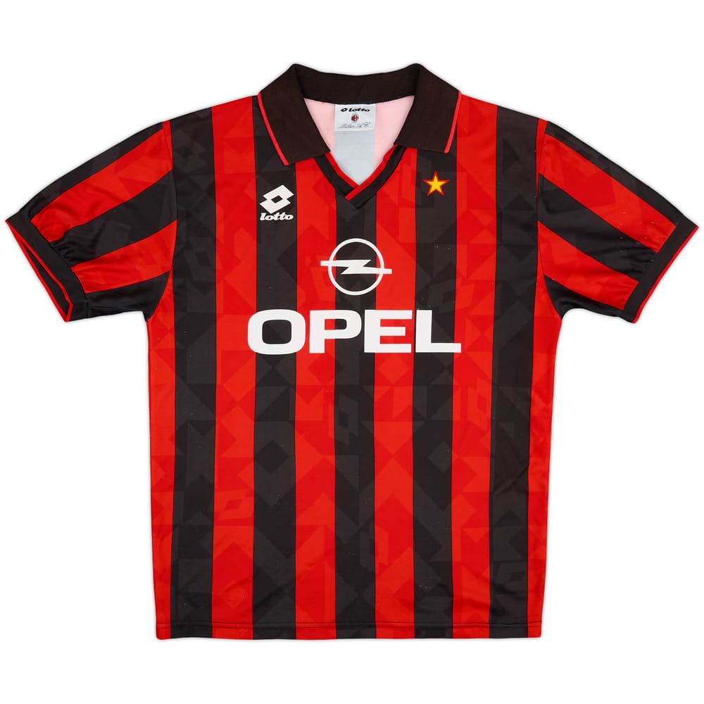 1995-96 AC Milan Home Shirt - 8/10 - (M)