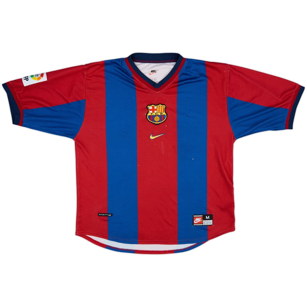 1998-00 Barcelona Home Shirt - 4/10 - (M)