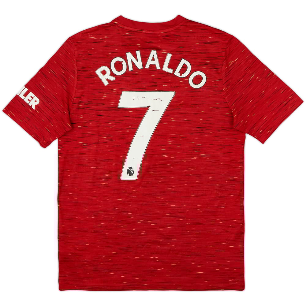 2020-21 Manchester United Home Shirt Ronaldo #7 - 5/10 - (XL.Boys)