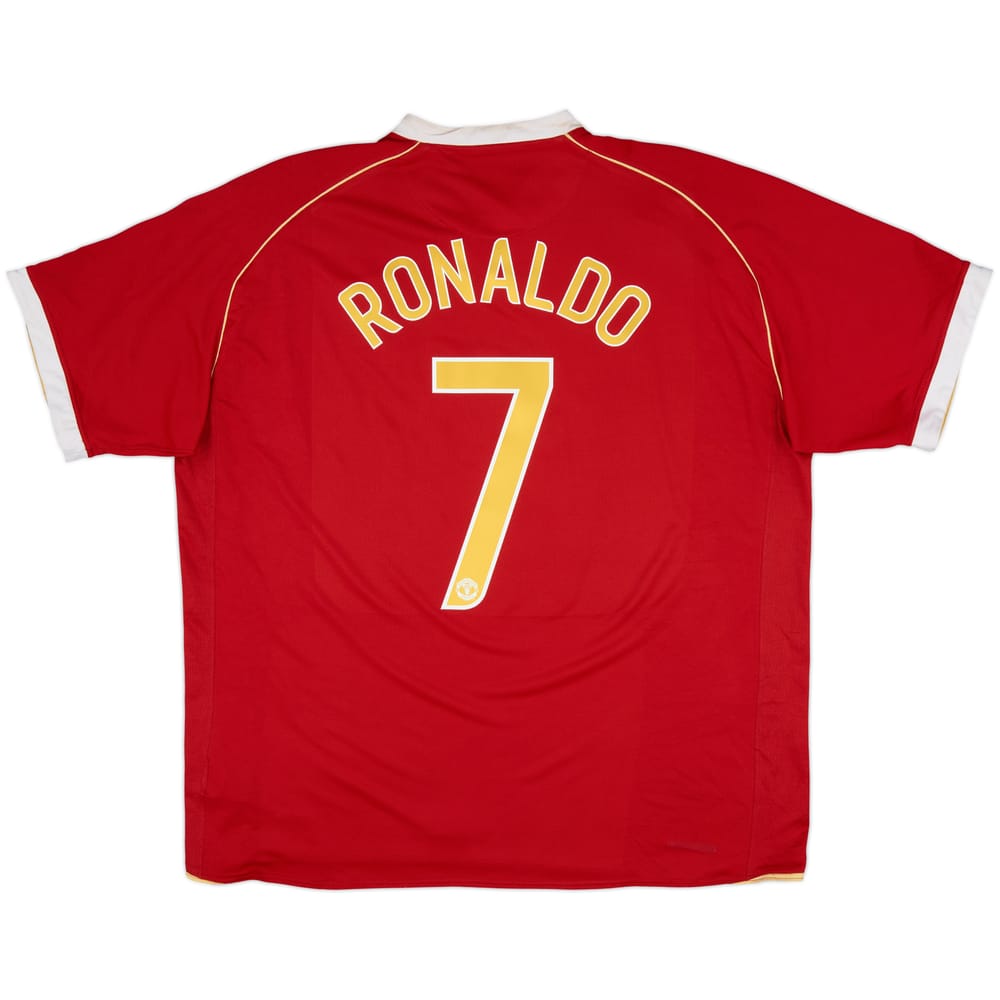 2006-07 Manchester United Camiseta de local Ronaldo #7 - 6/10 - (XL)