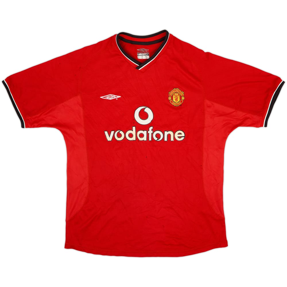 2000-02 Manchester United Home Shirt - 4/10 - (L)