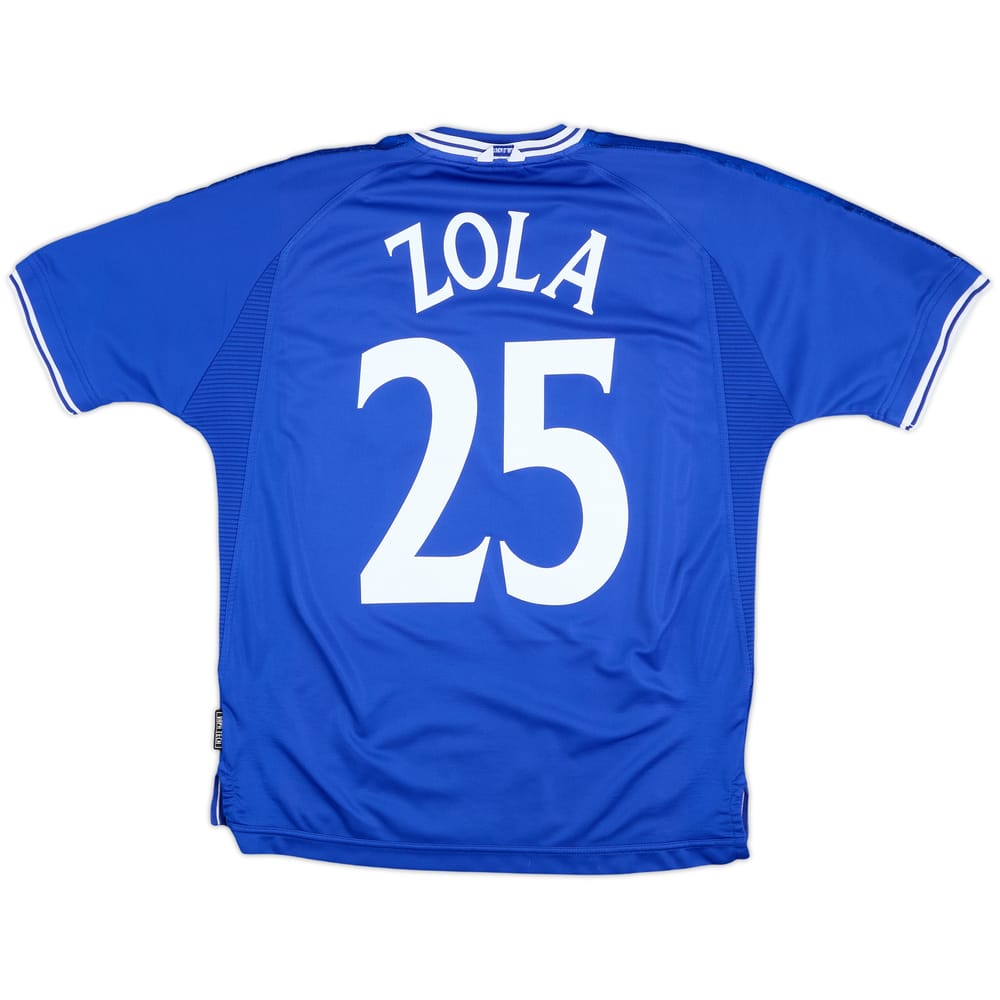 1999-01 Chelsea Camiseta Local Zola #25 - 9/10 - (M)