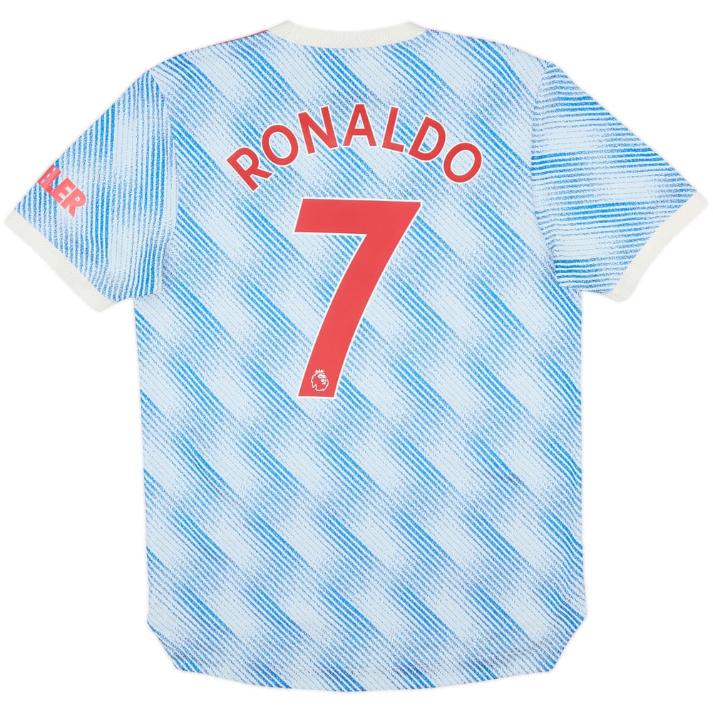 Camiseta auténtica de visitante del Manchester United 2021-22 Ronaldo #7 - 7/10 - (M)