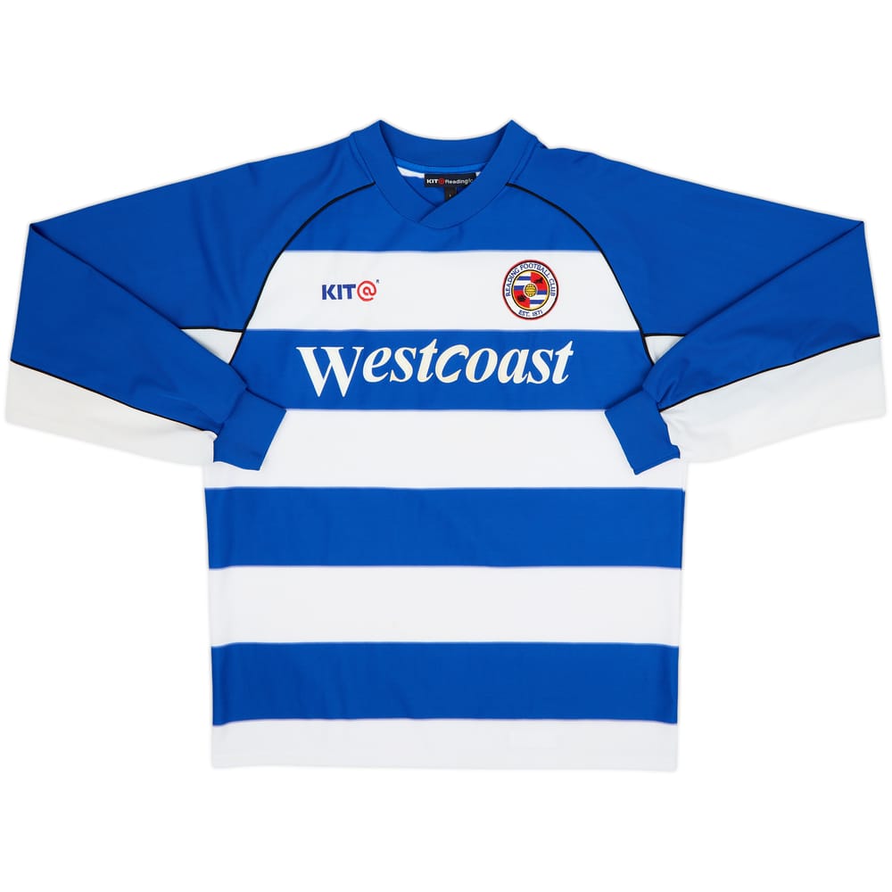 2003-04 Reading Home L/S Shirt - 8/10 - (L)