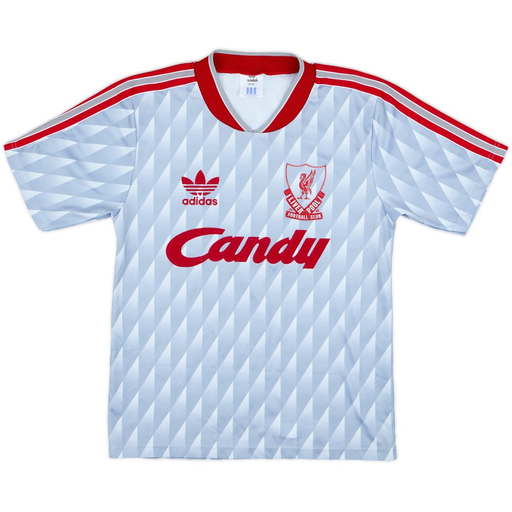 1989-91 Liverpool Away Shirt - 7/10 - (L.Boys)