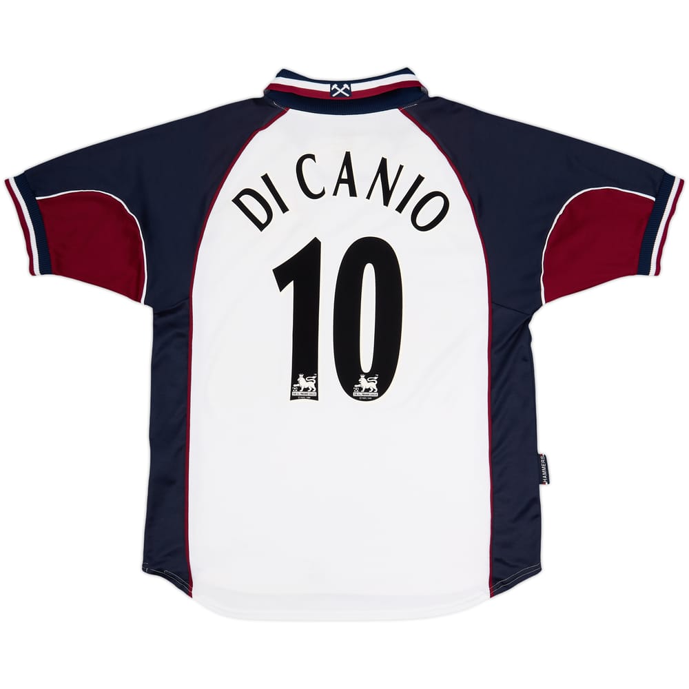 1999-01 West Ham Away Shirt Di Canio #10 - 8/10 - (XL)