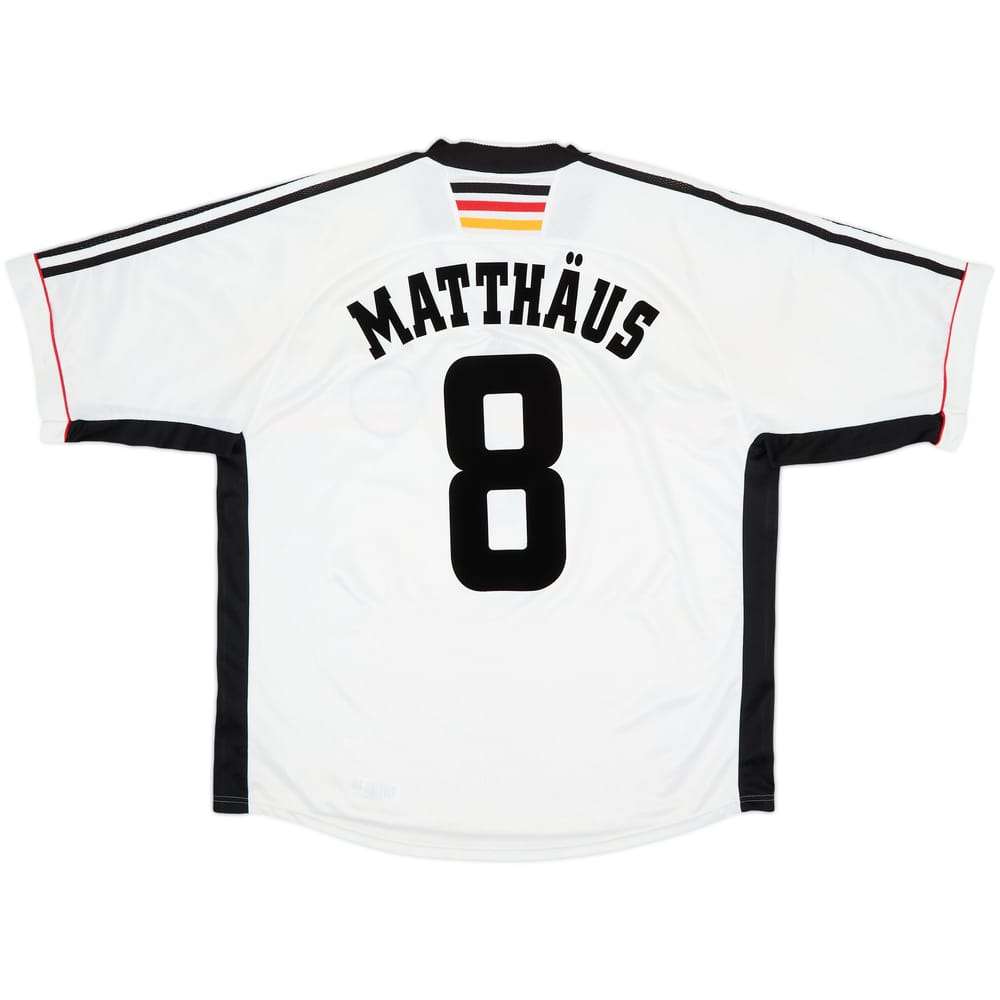 Camiseta de local/entrenamiento de Alemania Matthaus #8 1998-00 - 6/10 - (M)