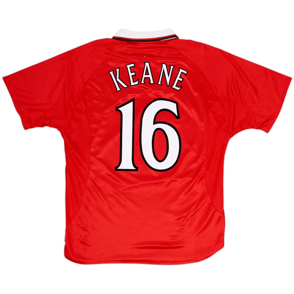 1999-00 Manchester United 'CL Winners' Shirt Keane #16 - 8/10 - (XL)