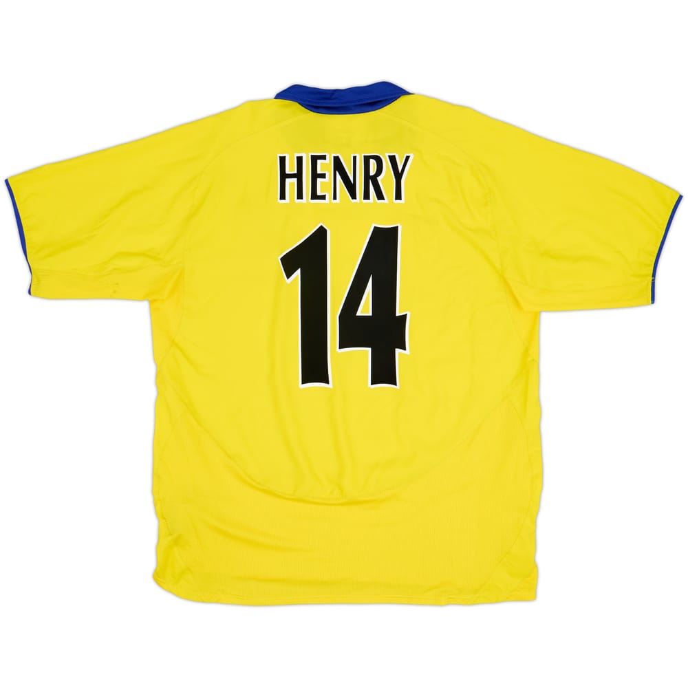2003-05 Arsenal Away Shirt Henry #14 - 8/10 - (XL)