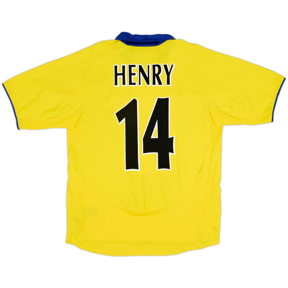 2003-05 Arsenal Away Shirt Henry #14 - 8/10 - (L)