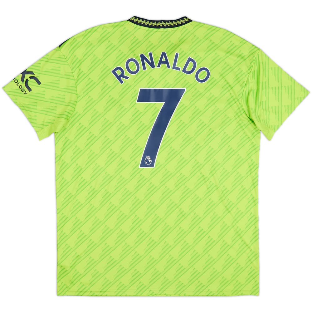 Camiseta de la tercera equipación del Manchester United 2022-23 Ronaldo #7 - 8/10 - (XL)