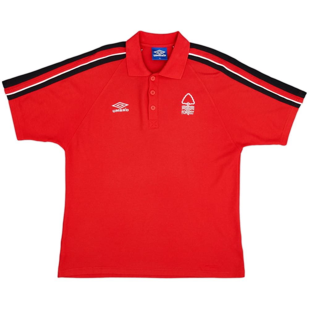 1996-98 Nottingham Forest Umbro Polo Shirt - 8/10 - (XL)