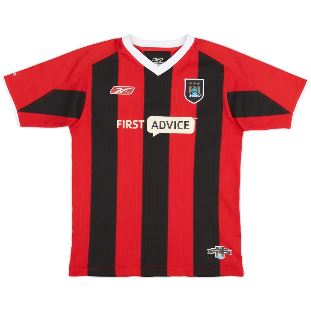 2003-04 Manchester City Away Shirt - 8/10 - (L.Boys)