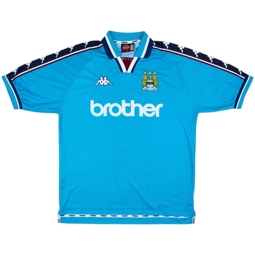 1997-99 Manchester City Camiseta de local - 8/10 - (L)