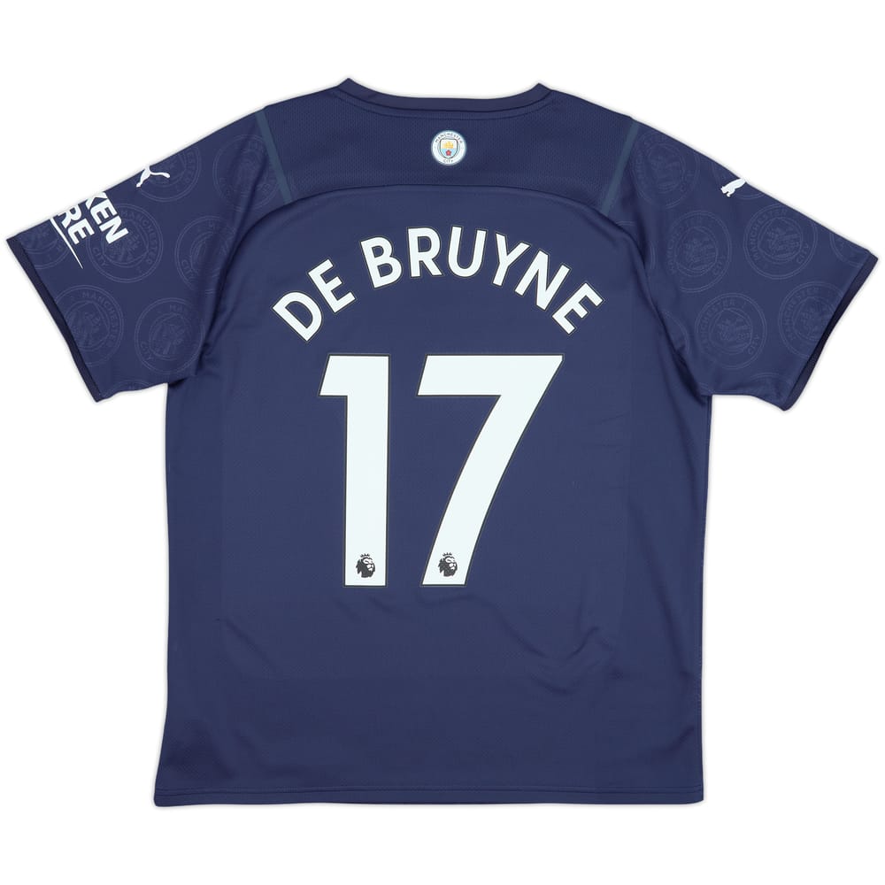 2021-22 Manchester City Tercera Camiseta De Bruyne #17 - 9/10 - (L)