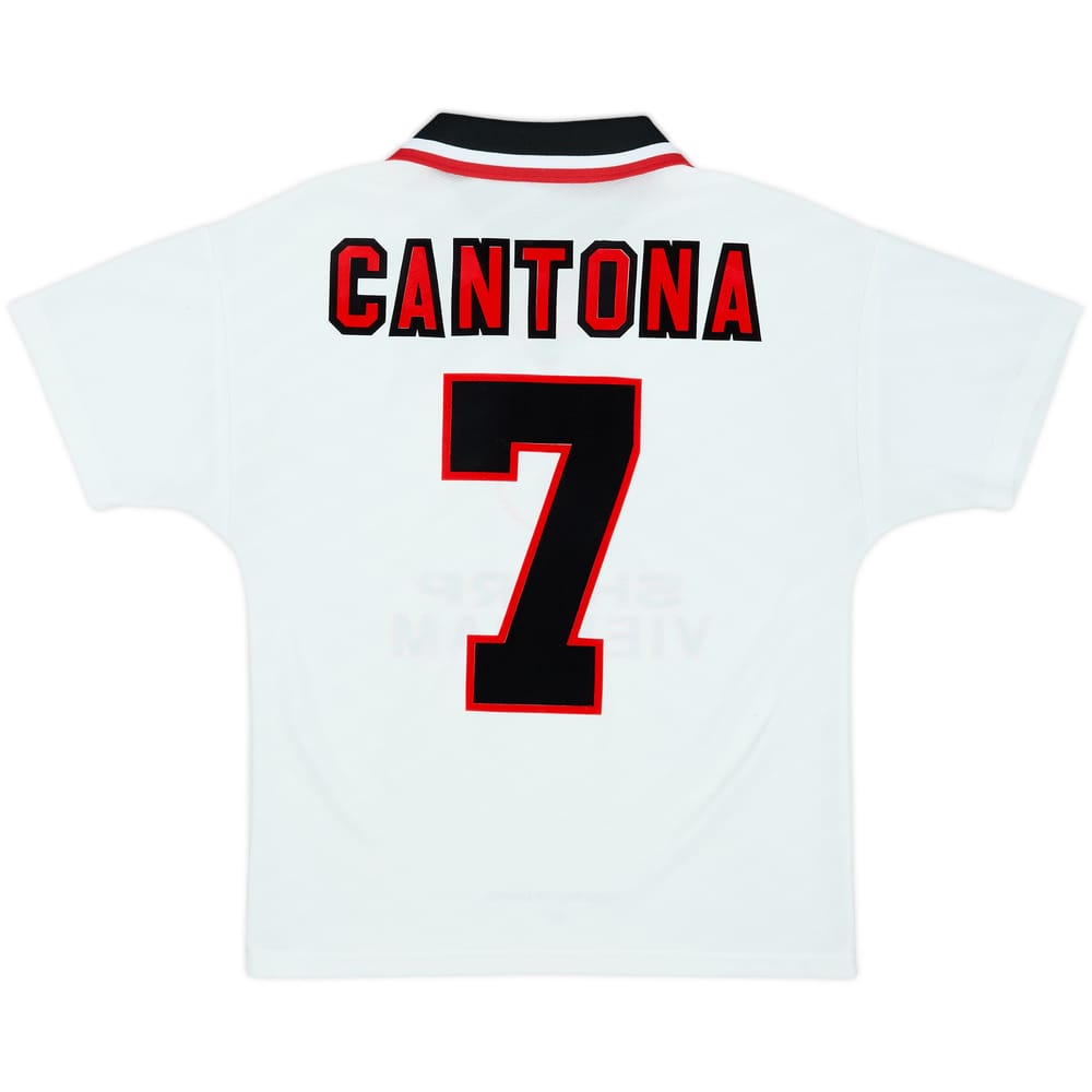 1996-97 Manchester United Away Shirt Cantona #7 - 6/10 - (Y)