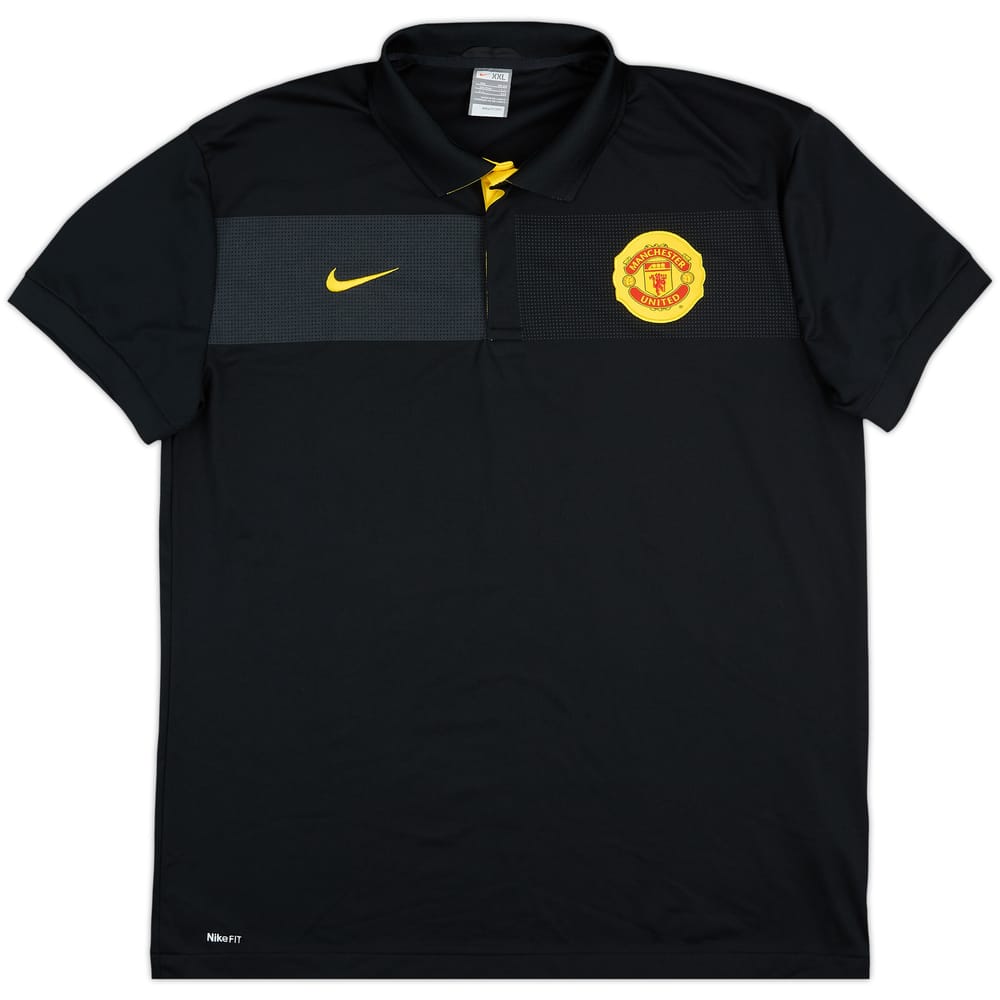 2009-10 Manchester United Nike Polo - 10/10 - (XXL)